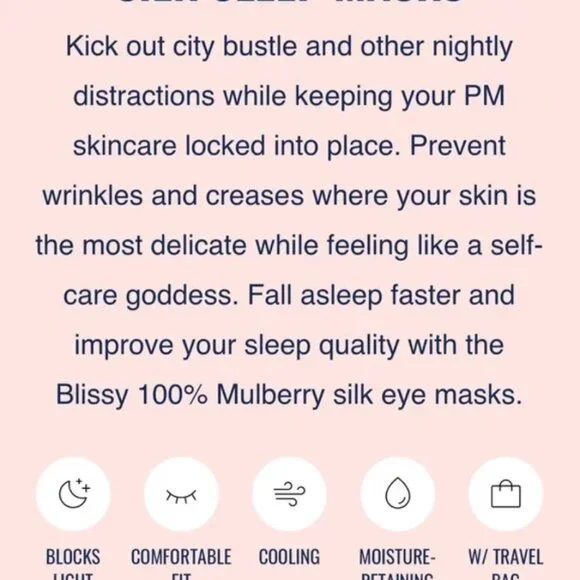 Blissy Emerald Silk Sleep Mask - Picture 4 of 5